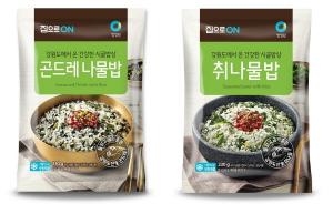 청정원 집으로ON, 신제품 ‘나물밥’ 2종 출시